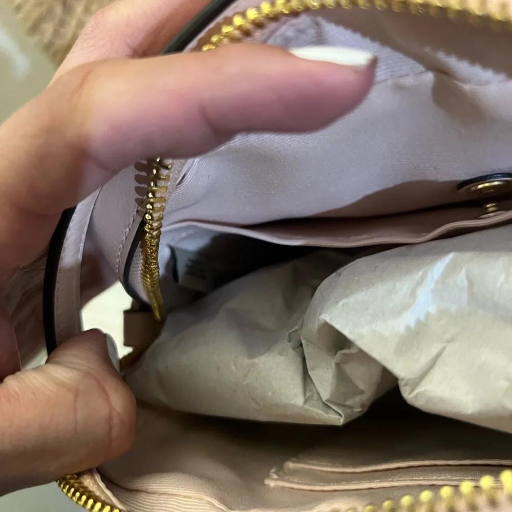 🔥🔥 NWT Coach Pink Floral Crossbody Bag - Picture 5 of 5